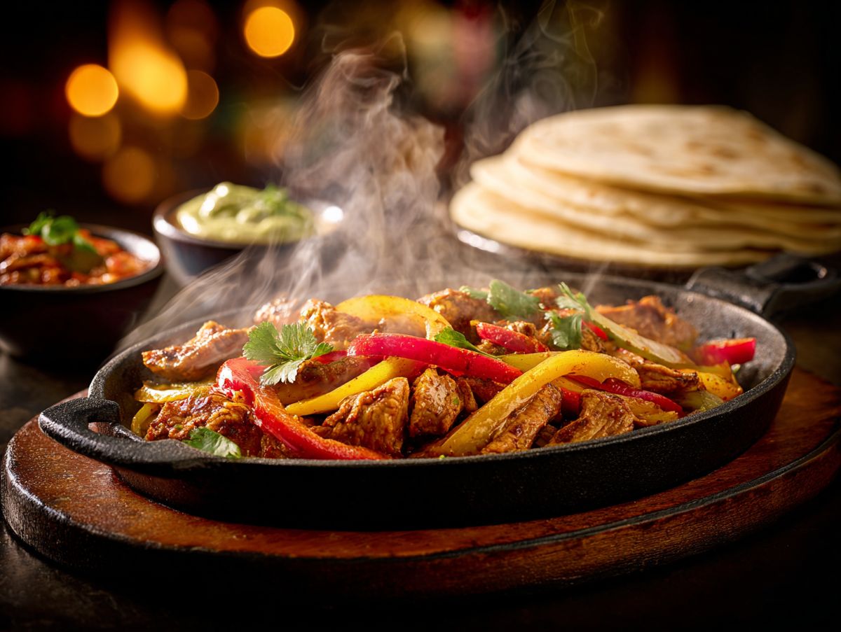 Vegetarische Fajitas mit Gemüse